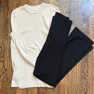 Lululemon Bundle Sweater and Pull On Pant Small/4